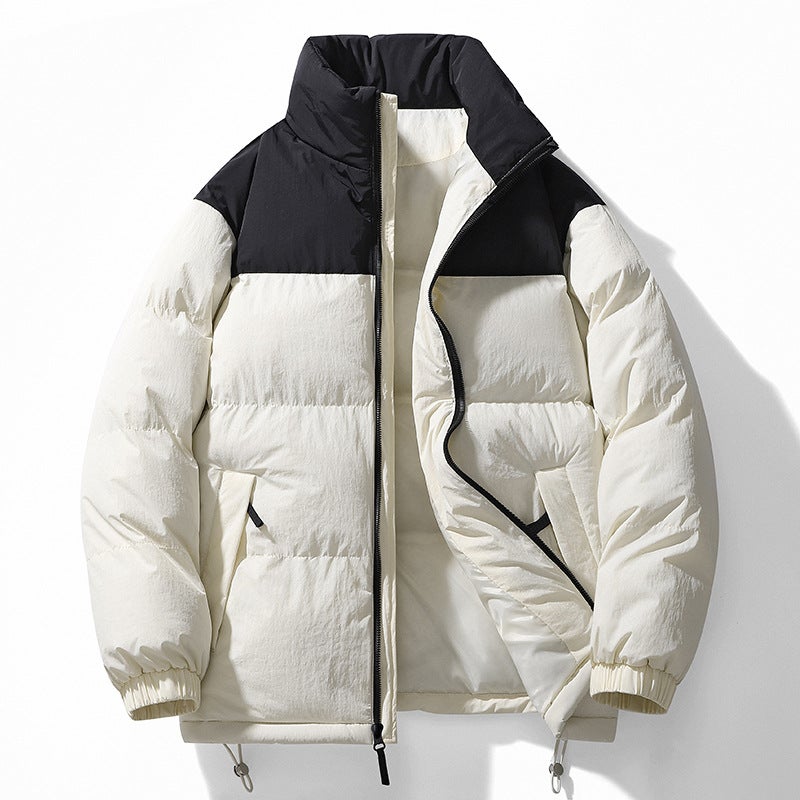 Outdoor Men'S And Women'S Cotton-Padded Jacket Down Cotton-Padded Jacket Couple Thick Stand Collar Cotton-Padded Jacket Bread Clothing - Image 3